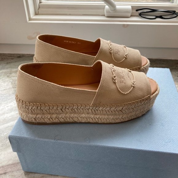 Prada Platform Shoes Never worn sz 8 - Picture 4 of 4